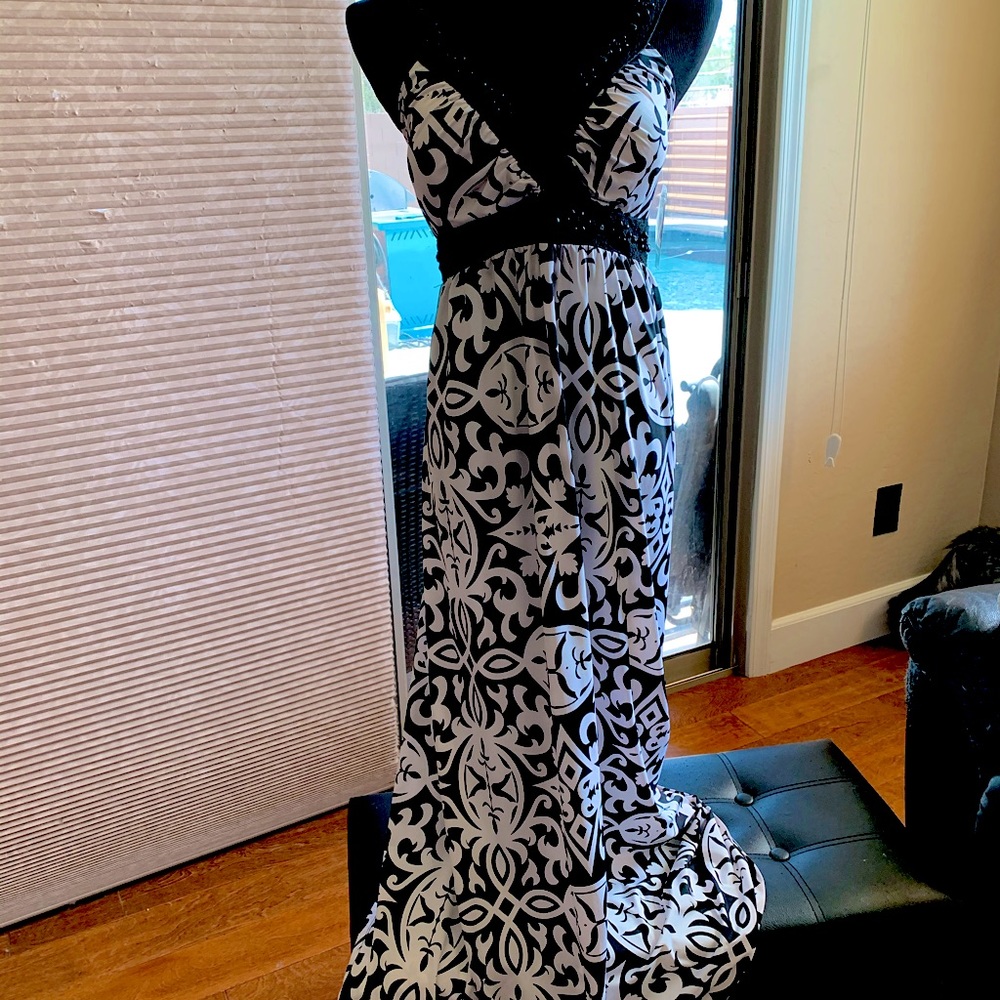 INC Geo Maxi Dress